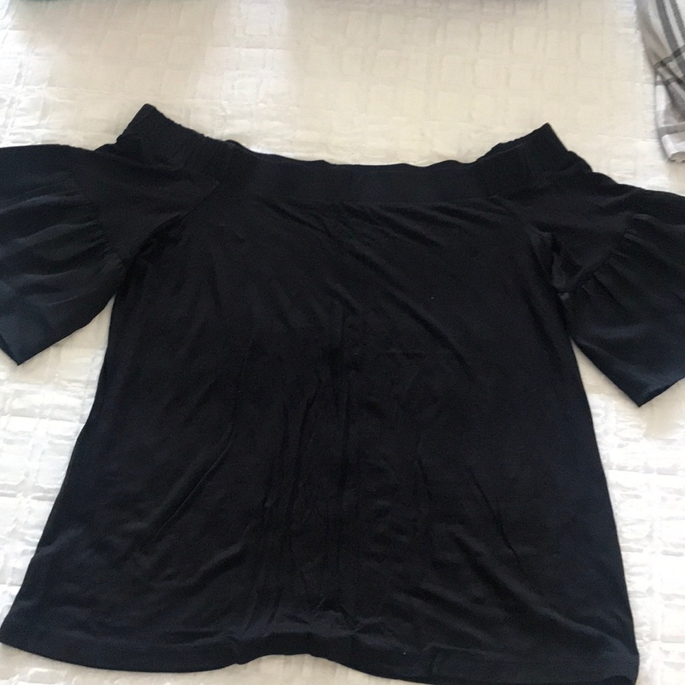 Black Off the Shoulder Top